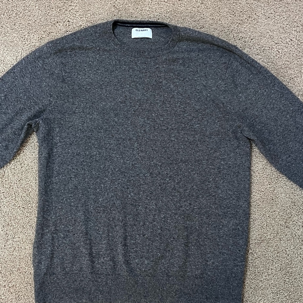 Old Navy Charcoal Crewneck Sweater